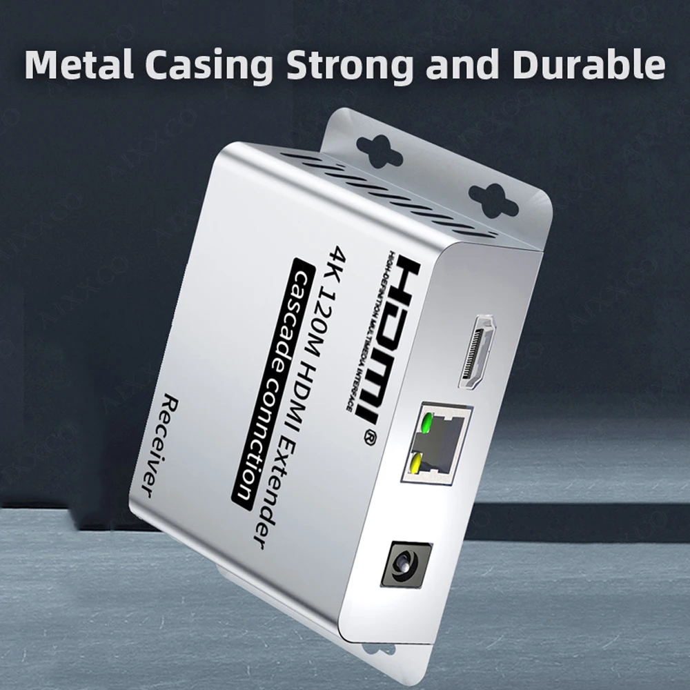 4K 120M HDMI ͽٴ ĳ̵  CAT5e CAT6 RJ45 ̴ LAN Ʈũ ̺ Ȯ й ۽ű ű