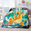 Pokemon Anime Card Blanket Cute Flannel Fluffy Throw Camping Blankets for Children Sofa Throw Thin Picnic Blanket Fashion Gifts 1
