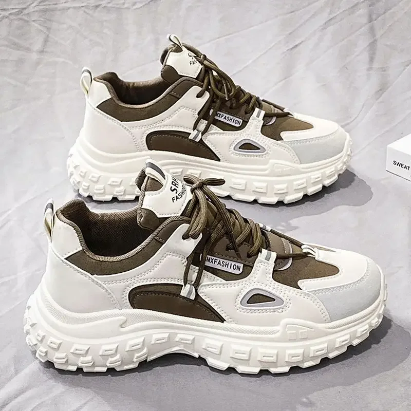 

Men's shoes, new summer breathable small white shoes, men's Korean version, trendy and versatile thick soles, sports and leisure