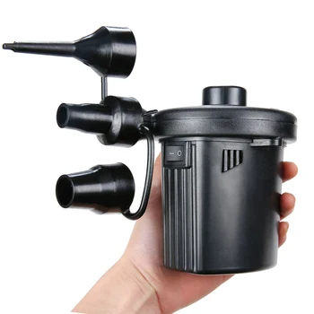 New Electric Air Pump Potable Inflatable Pump Compressor For Mattress Swimming Pool Fast Air Filling Inflator Blower 3 Nozzles