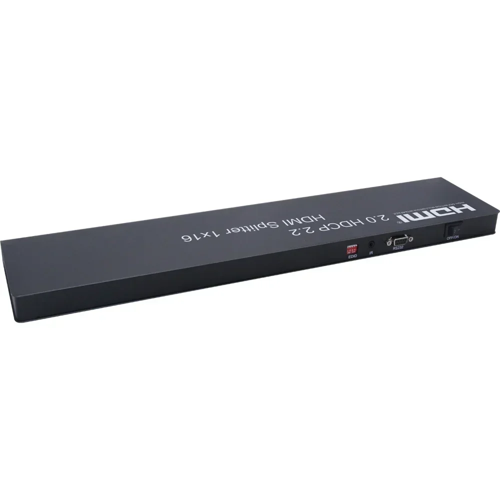 4K 60hz HDMI 2.0 1x16 HDMI splitter Elosztó HDCP 2.2 1080P videó átalakító multi Eltakar kijelző 1 hogy 6 8 10 12 16 Tv-t néz Képellenőrző