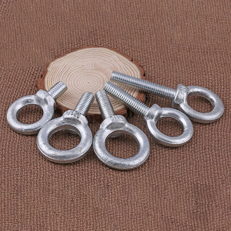 5 Bulloni Occhiello M8 In Acciaio Inox 304 - Per Sollevamento E Fissaggio