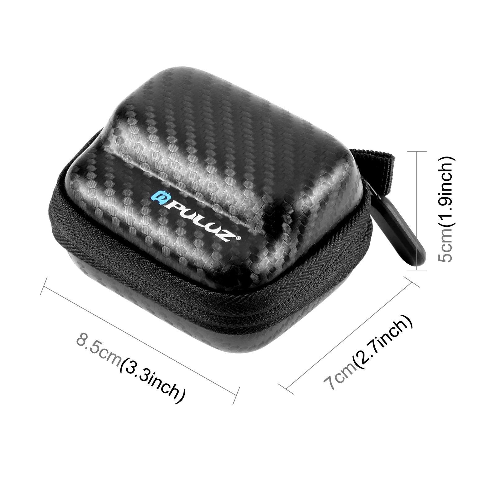 For Insta360 GO 3 / GO 3S PULUZ Mini Body Bag Portable Carbon Fiber EVA Storage Bag