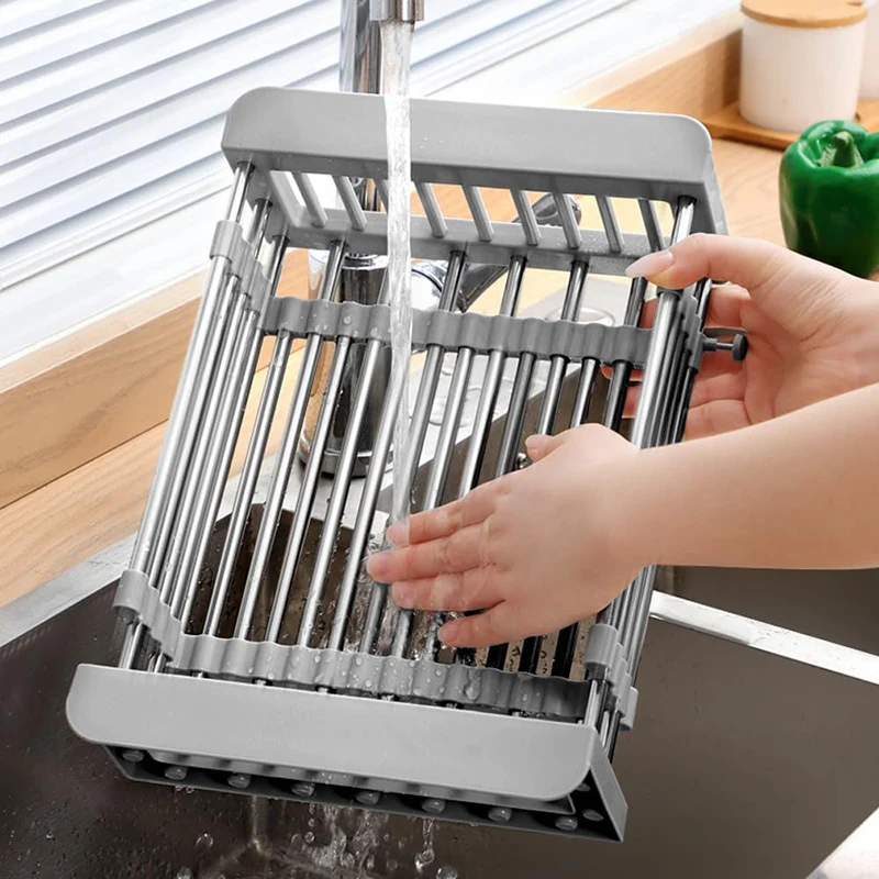 Adjustable Stainless Drain Basket 1