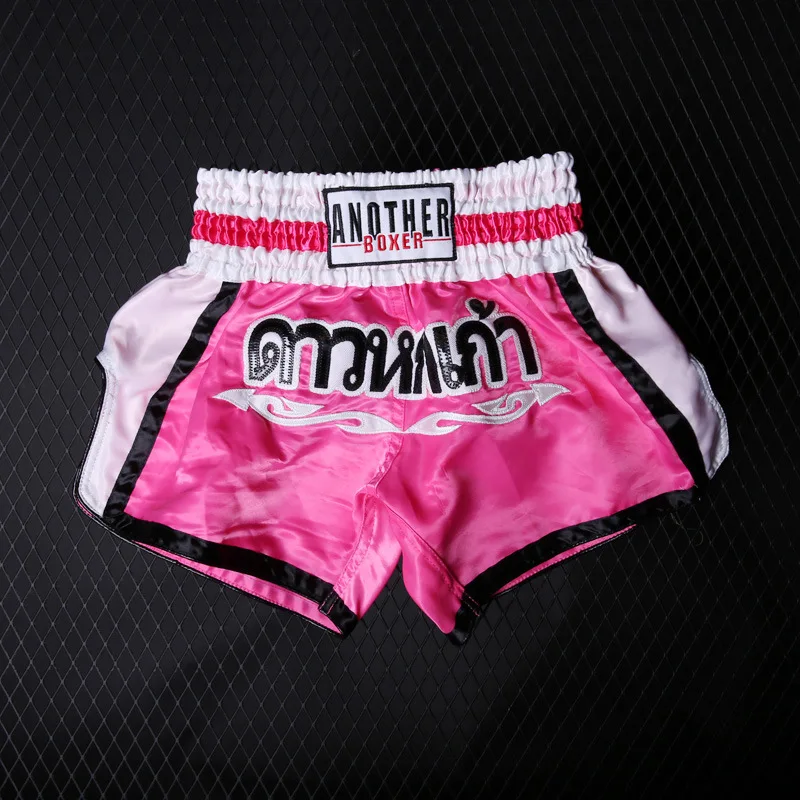 Short De Sport BLITZ Boxe Thaïlandaise - Homme Taille L (W30) - Rose - Relaxed Fit