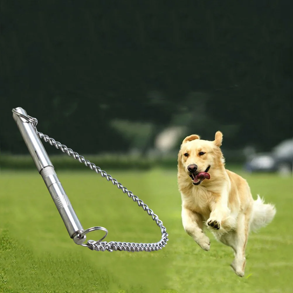 Dog Whistle Stop Barking Silent Ultrasonic Sound Repeller Trainer Stainless Steel dog whistle