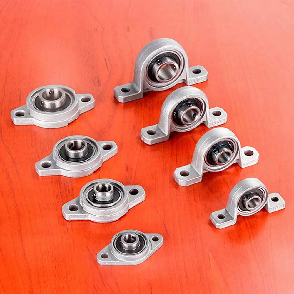 Self-aligning 8mm 10mm 12mm 15mm Mounted Block Housing Pillow Block Bearing Thrust Bearing KP000 KP001 KP002 ZINC Alloy
