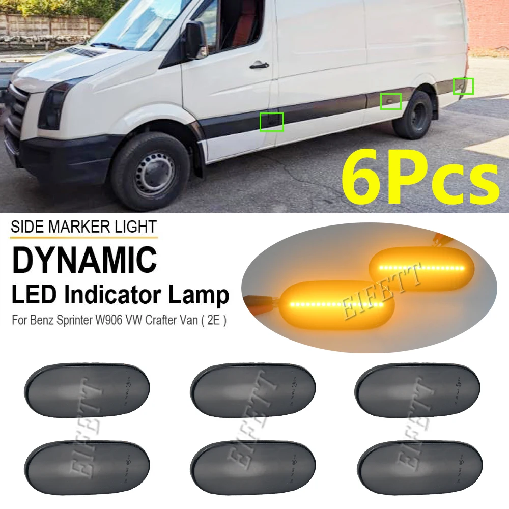 Clignotant Latéral Blanc Pour Mercedes Actros, Sprinter, Vario, VW LT II - Compatible Gauche Et Droite
