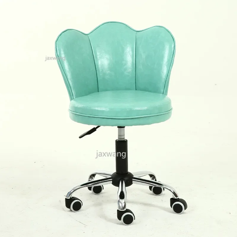 Bar Chair High-quality Leather Modern Lift office Chair Creative Cashier Front Chairs Nordic Rotating High Stool
