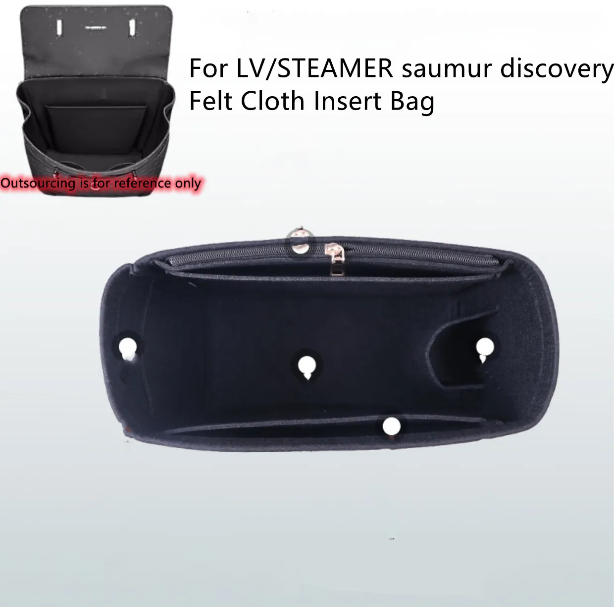 Per Steamer Saumur Discovery Insert Organizer Make Up Bag Borse Per Cosmetici Portatili Da Viaggio Designer Crossbody Metis Bag Organier