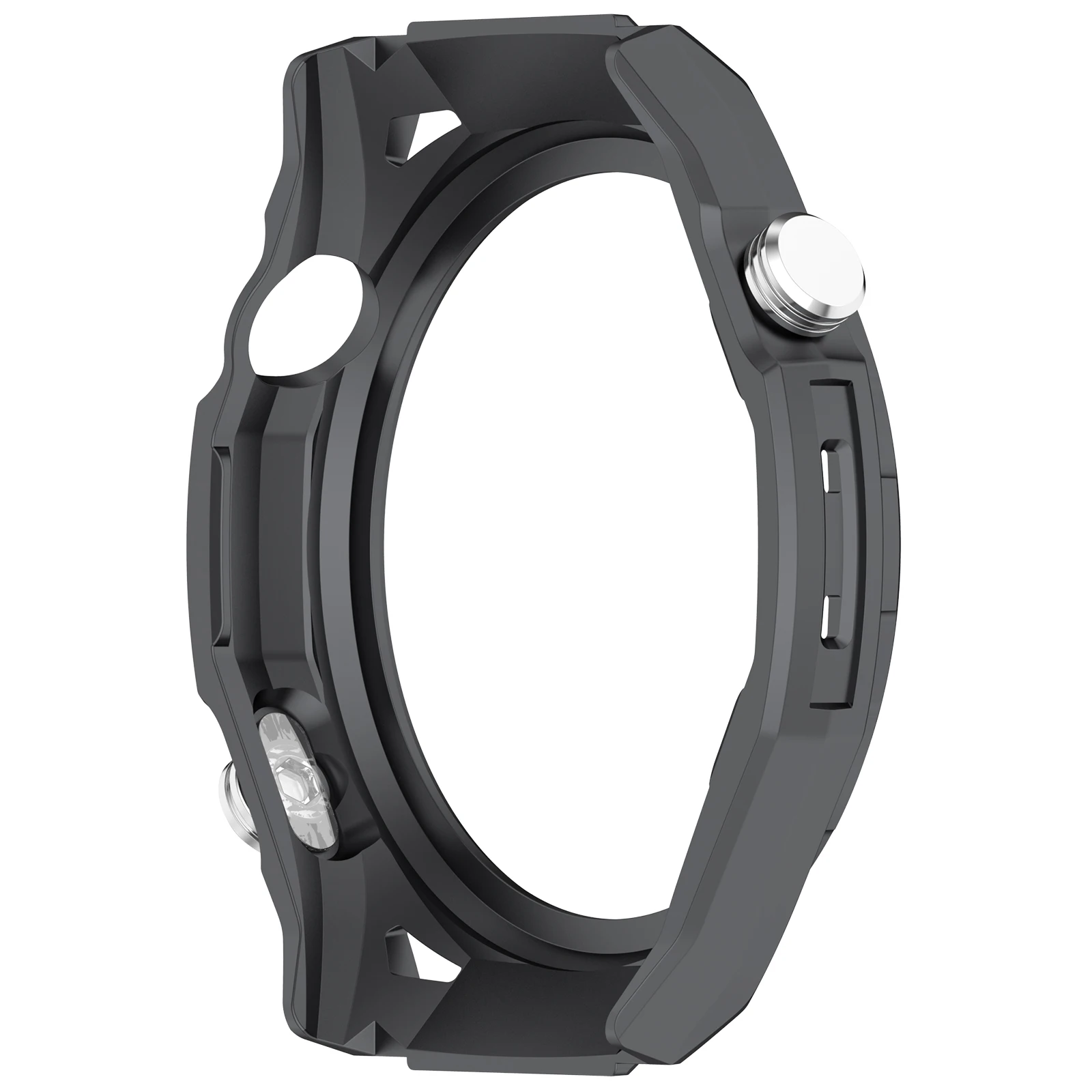 Hard PC Case With Metal Button Watch Protective Bumper Frame High Quality Cover Shell For Huawei GT6pro 46mm Watches Accessories