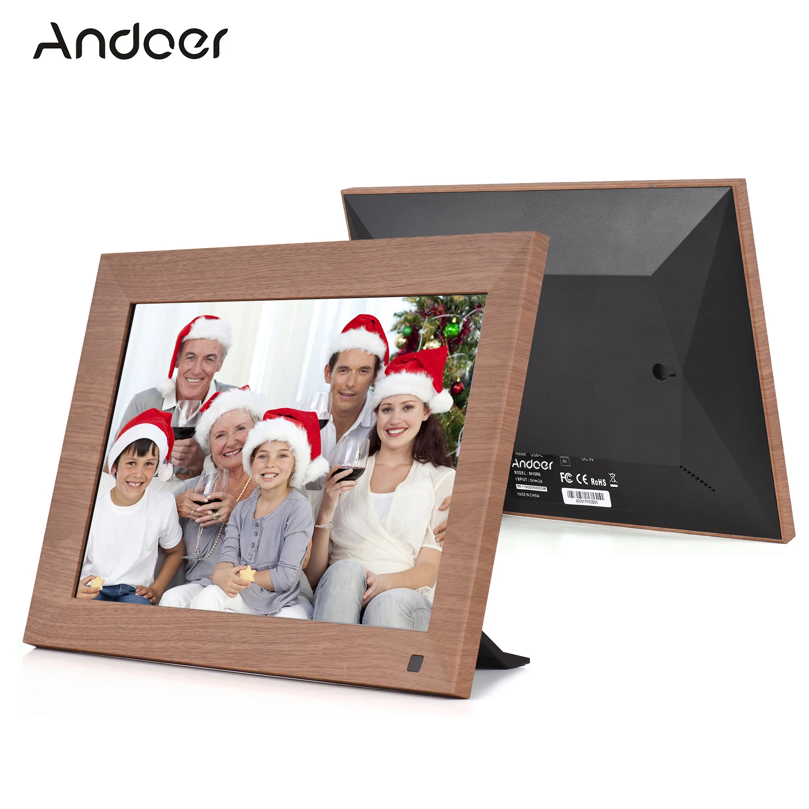 Andoer 10inch WiFi Smart Digital Photo Frame Picture Frame Wall