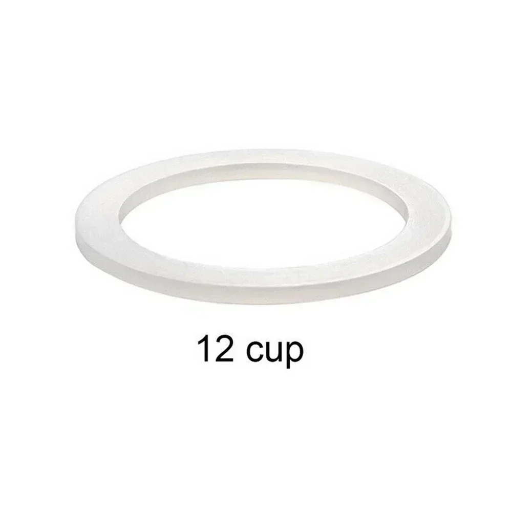Silicone Seal Ring Seal Ring Gasket Washer Replacement For Moka Pot Espresso Coffee Makers Accessories 1/2/3/6/9/12 Cup