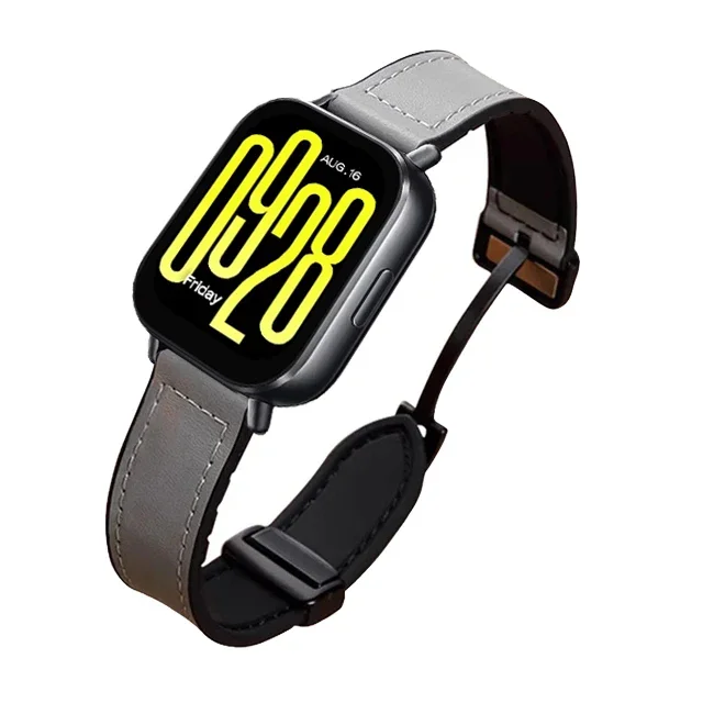 Magnetic Silicone Leather Sports Wristband