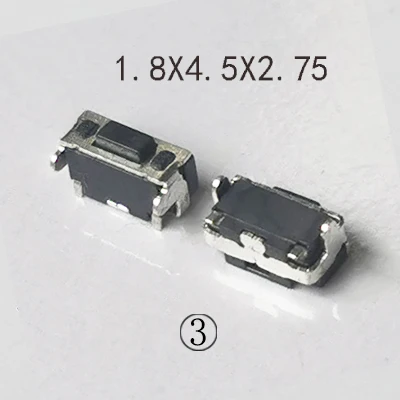 Pack of 50 Micro Button Light Touch Switches - Momentary Tactile SMD PCB Mount