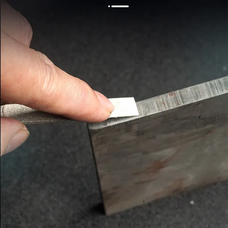 Description Picture 5 of itemDiamond polishing files set 12Pcs CF-400 Ultra Thin Flat Shaped File DIY Hand Tools 180mm Grit 150# 200# 400# for metal Ceramic