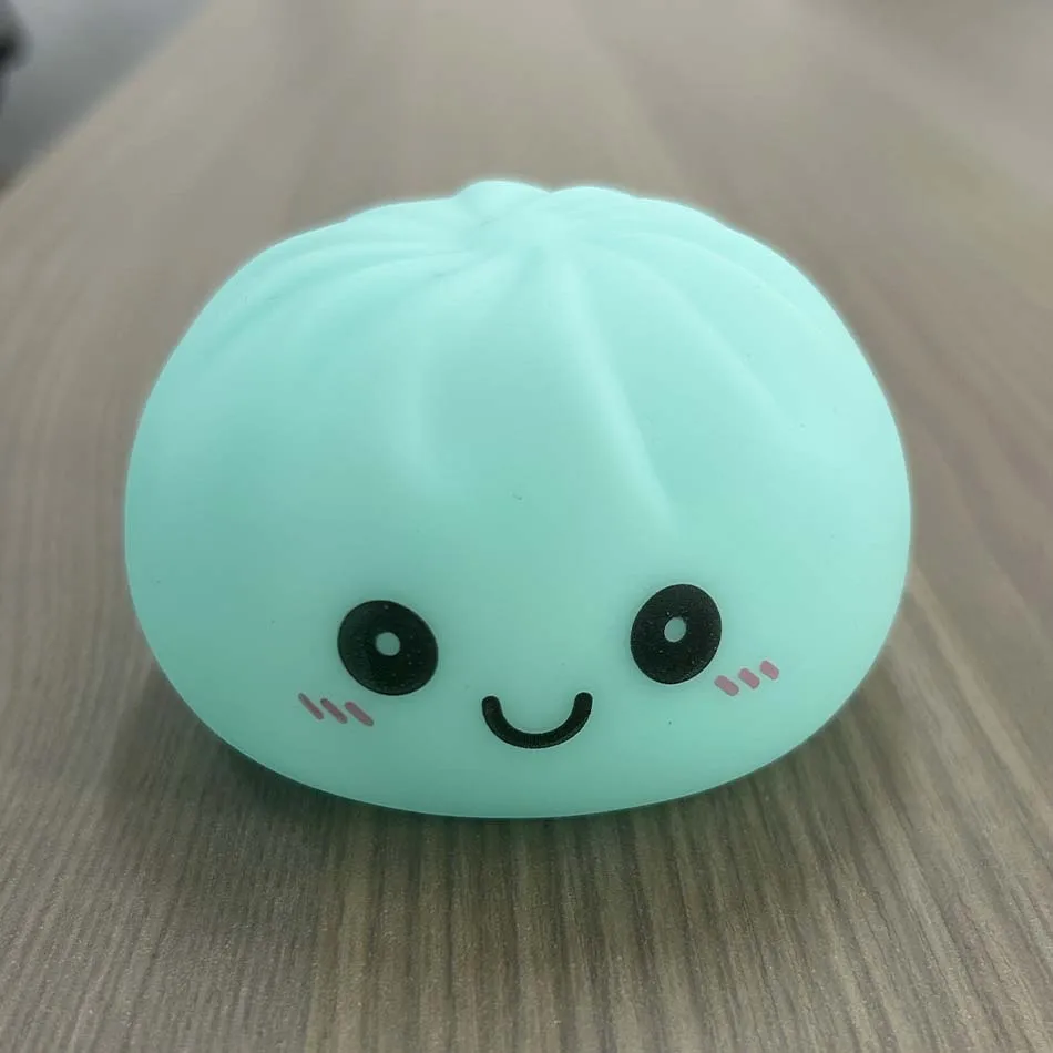 Dumpling Bun Stress Relief Squishy Ornament - Fun Desk Fidget Toy & Unique Gift