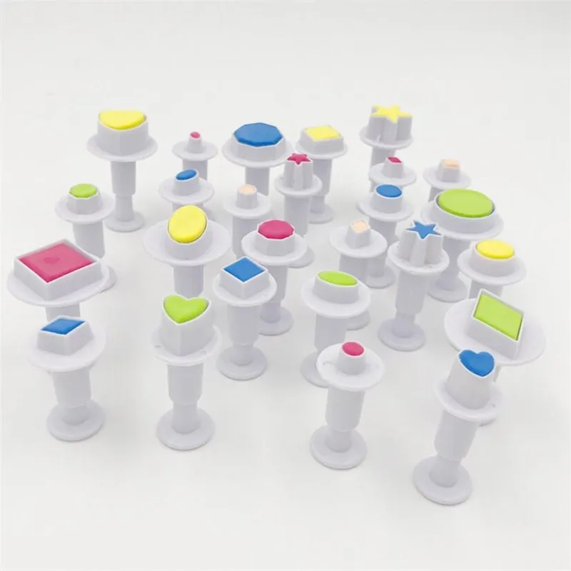 Geometry Flower Plunger Fondant Mold Cutter Cookie Cutter Sugarcraft Cake tools Decorating Christmas Cake Decorating Tools cookie cutter baking mold fondant cutter baking decorating tools