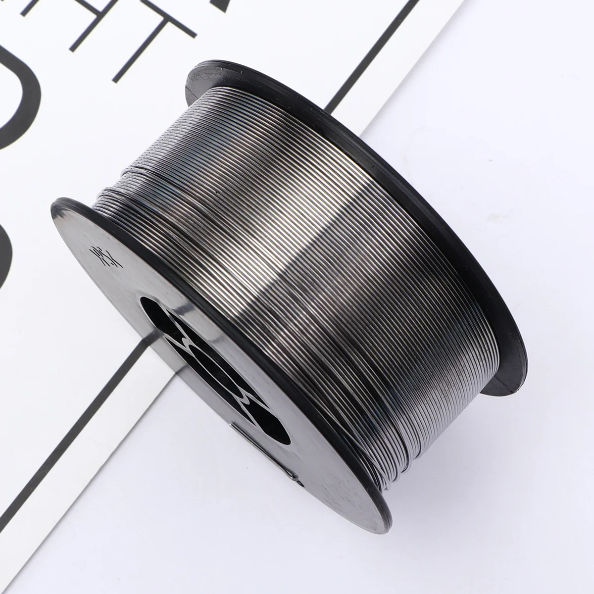 Mig Welding Wire 08mm 1kg Stainless Steel Gasless Reel Spool Roll Flux Cored Welding Wire for Soldering Welding ( Silver )