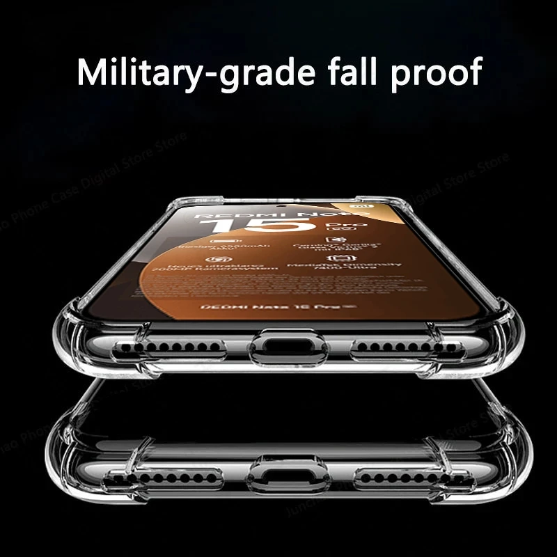 Clear Crystal TPU Soft Cover Ultra-Thin Shockproof Case