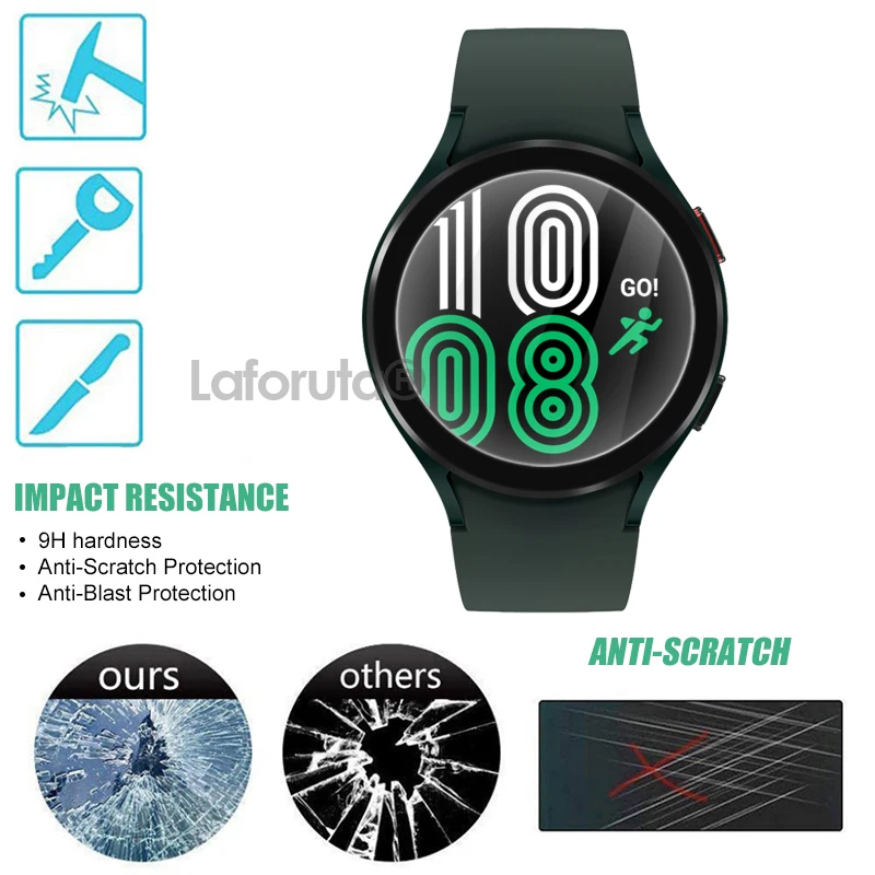 9H Tempered Glass Screen Protector For Samsung Galaxy Watch 4 5 Pro 40mm 44mm Protective Glass Film Smartwatch Accessories