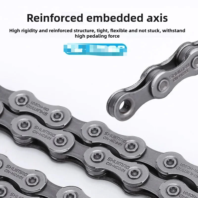 Practical Transmission Chain with Magic Buckle for Mountain Bikes with 8-speed 9-speed 10 Speed 11 Speed 12 Speed Bicycle Chains