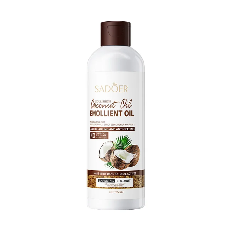 

Coconut Oil Sooth Dry Skin Lighten Fine Lines Face Massage Oil Nourishes Hair Removes Frizz Hair Care Oil Firming Body Oil