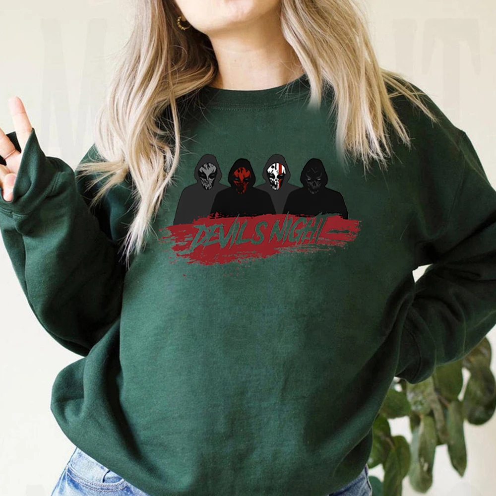 thumbnail image 1 of Property of Kai Mori Devil's Night Sweatshirt Retro Penelope Douglas Bookish Merch Will Grayson Four Horsemen Unisex Sweatshirts, 1 of 4