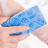 Silicone Rub Back Brush Bathroom Non-slip Wash Foot Pad Massage Shower Mat with Sucker Bath Massage Foot Exfoliating Brush Pad 6