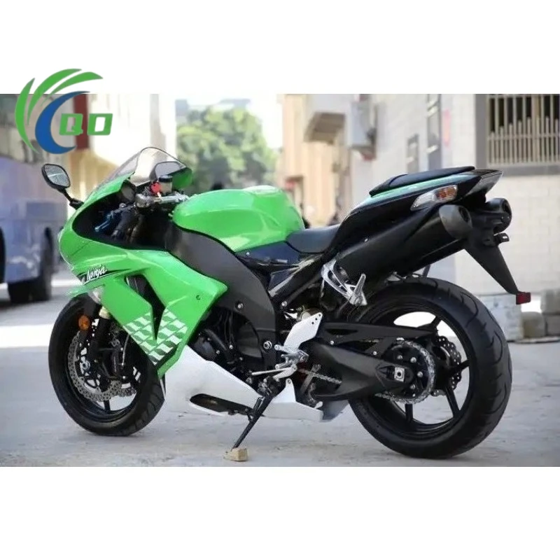 가와사키 닌자 ZX10R ZX-10R 2006 2007의 좌우 하단 커버 플레이트의 탄소 섬유 색상에 적합합니다.