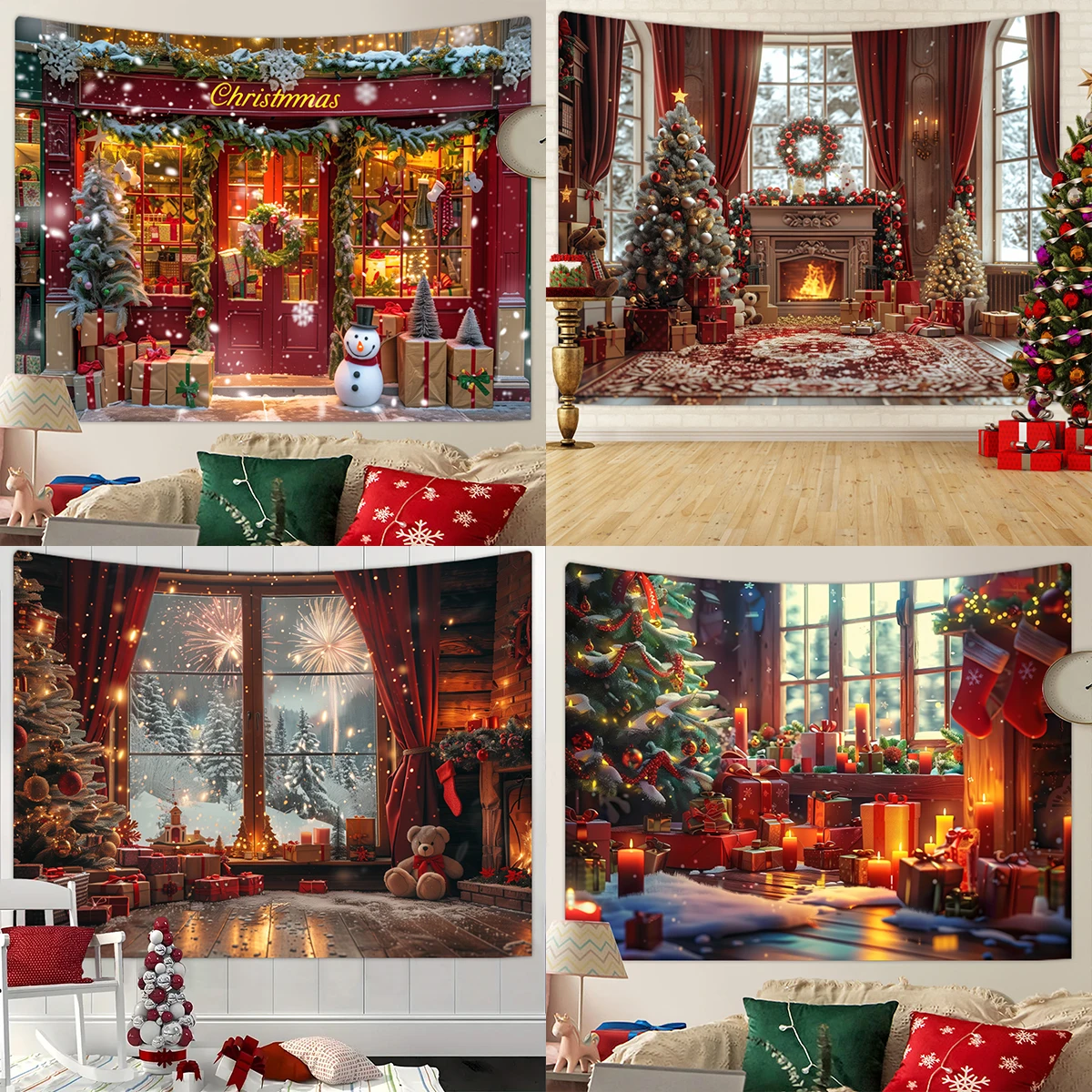 Tapestry Decorations 1pc Christmas Tapestry