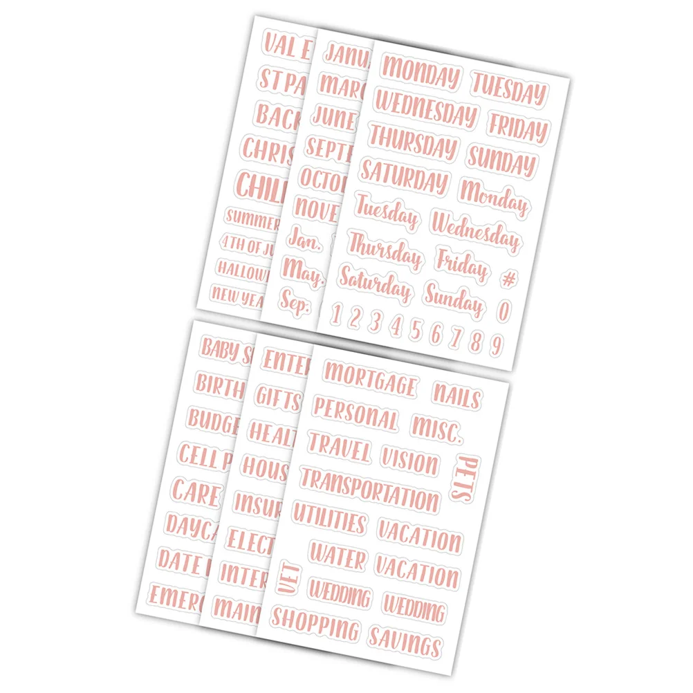 

Multi-function Budget Stickers Classifying Cash Envelope Labels Portable Label Stickers