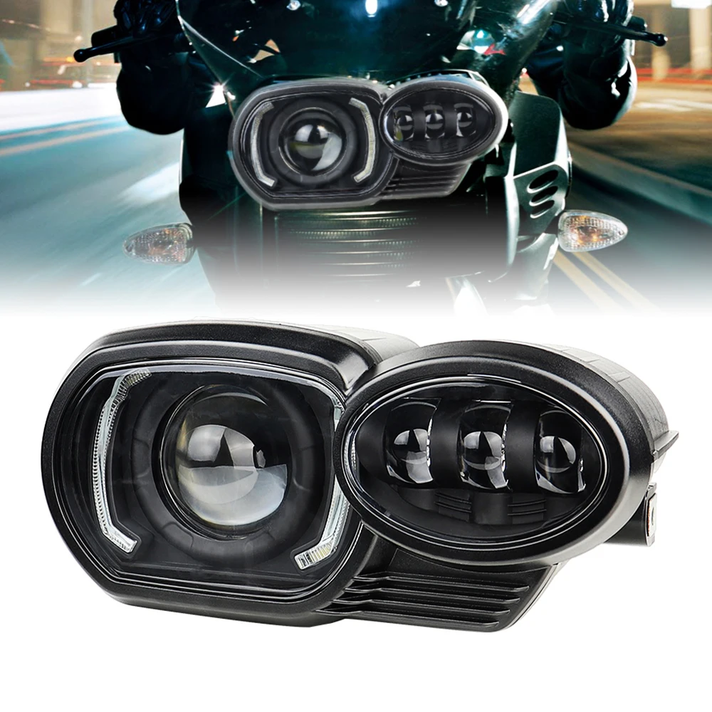 Motorcycle LED E24 Headlights For BMW K1200R 2005 2009 For BMW K1300R