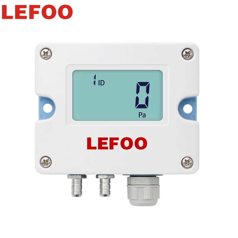 

LEFOO Differential Pressure Transmitter High Accuracy LCD Digital Backlight Display Differential Pressure Sensor with CE