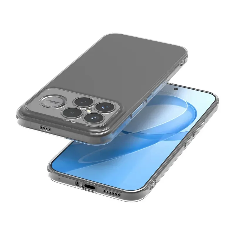 Clear Transparent Soft TPU Phone Case - Simple Slim Design