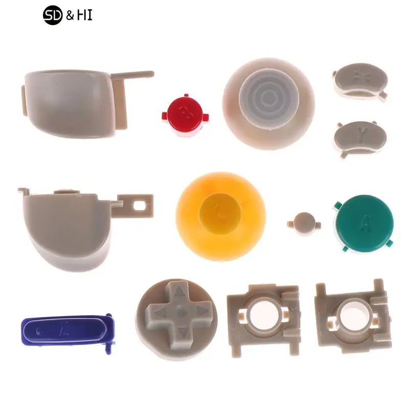 1Set Di Pulsanti Set Completo Per Gamecube L R Pulsanti Trigger Sinistro Destro Pulsanti Abxy D-Pad Kit Mod Set Per Controller Nintend Ngc