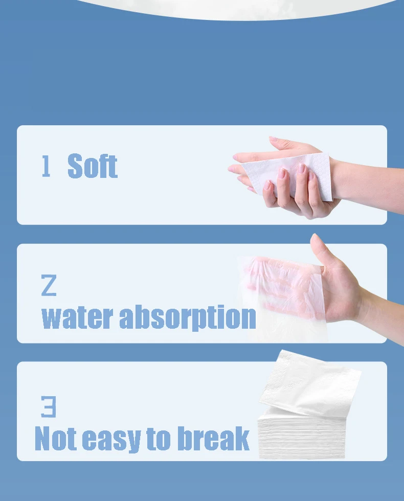 Diffuse Flower Paper 1 Pack 400 Paper Thickened Napkin S Size Household Towel Comfortable Wood Facial Tissue Toilet toilet paper facial tissue paper