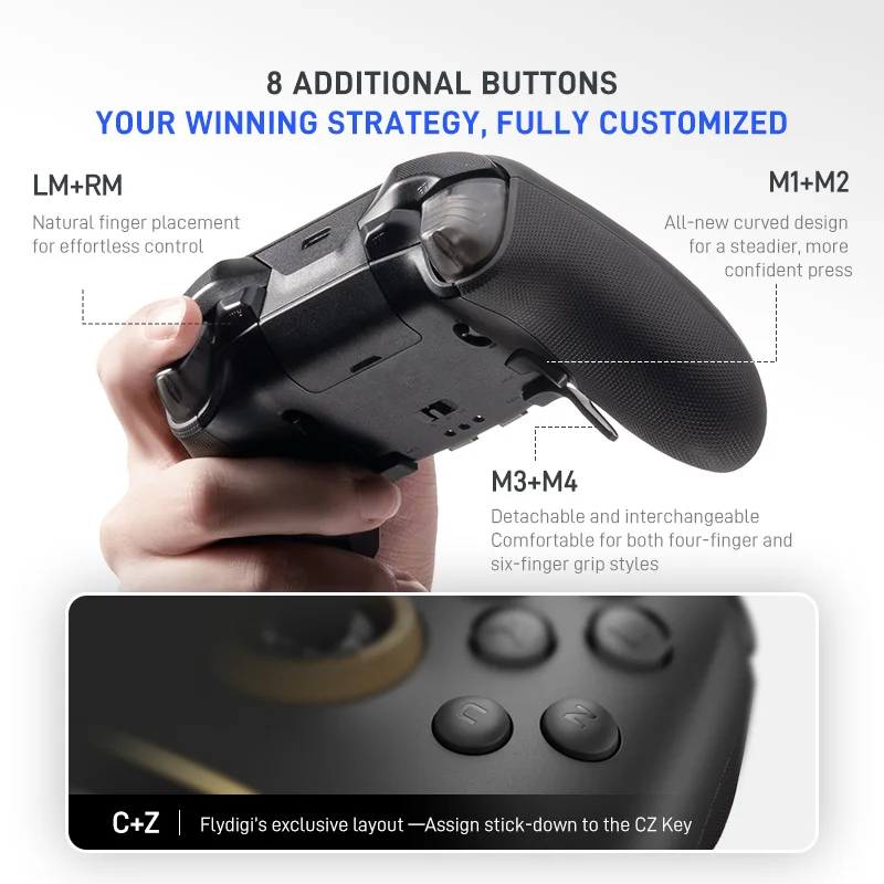 In Stock Flydigi Vader 5 Pro global version Wireless Bluetooth