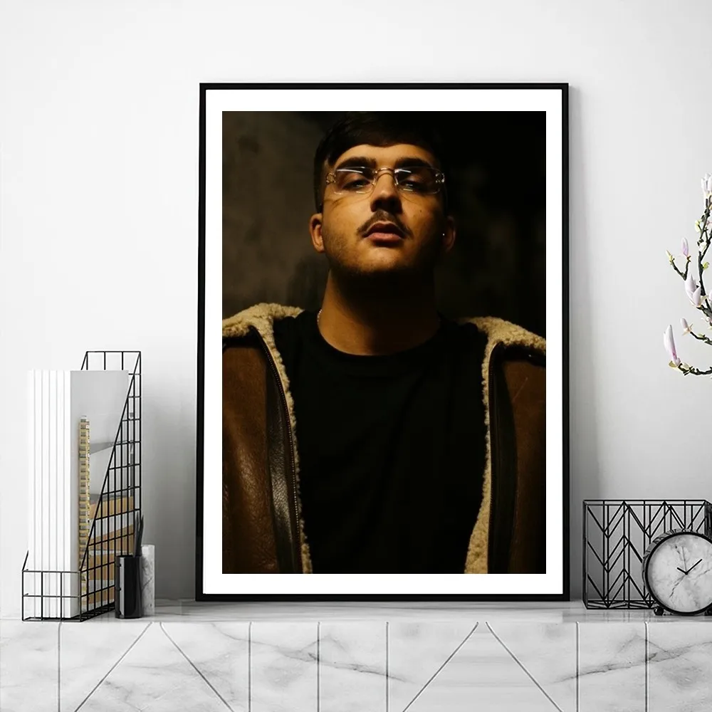 Geolier DIO LO SA Singer Poster Gallery Prints Self Adhesive Home Decor Decoration Wall Decals Living Room Sticker