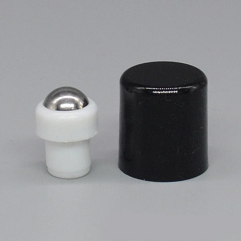 얇은 유리 롤 온 보틀 오일 바이알, 롤러 금속, 유리 볼 샘플 테스트 필수 앰버, 1ml, 2ml, 3ml, 5ml, 10ml, 50 개