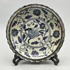 Ancient Jingdezhen Porcelain Blue and White Porcelain Kirintu Porcelain Plate Living Room Ceramic Bowl Antique Folk Collection 6