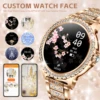 EIGIIS Smart Watch for Women with1.32"HD Screen Fitness Tracker with Heart Rate Sleep Monitor Waterproof for iOS xiaomi Phones 6