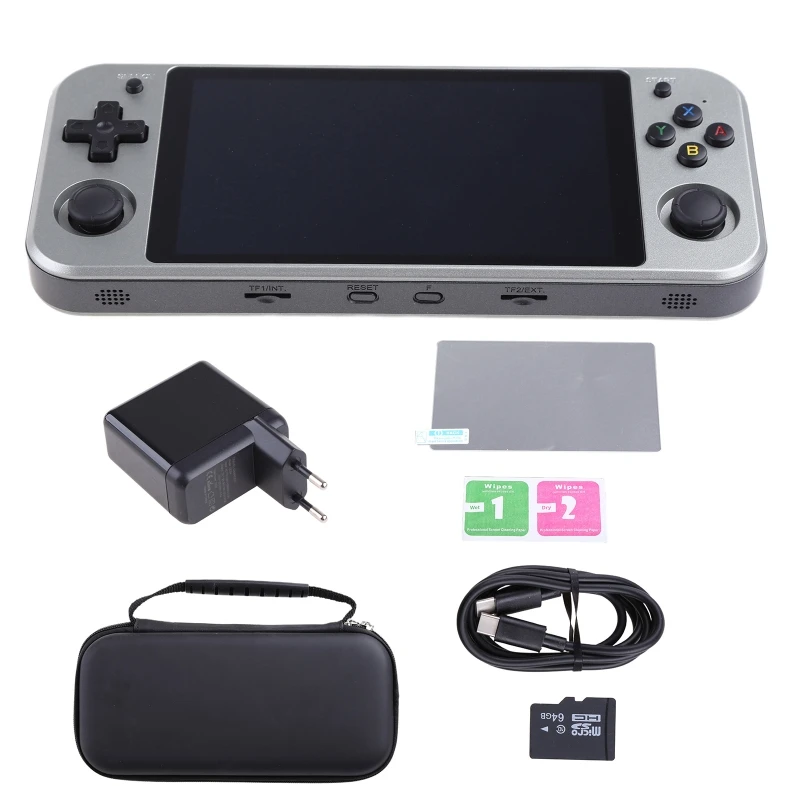 

RG552 Anbernic Retro Video Game Console 5.36 Inch IPS Dual Systems Android Linux Pocket Player Built In 64G 4000+ s