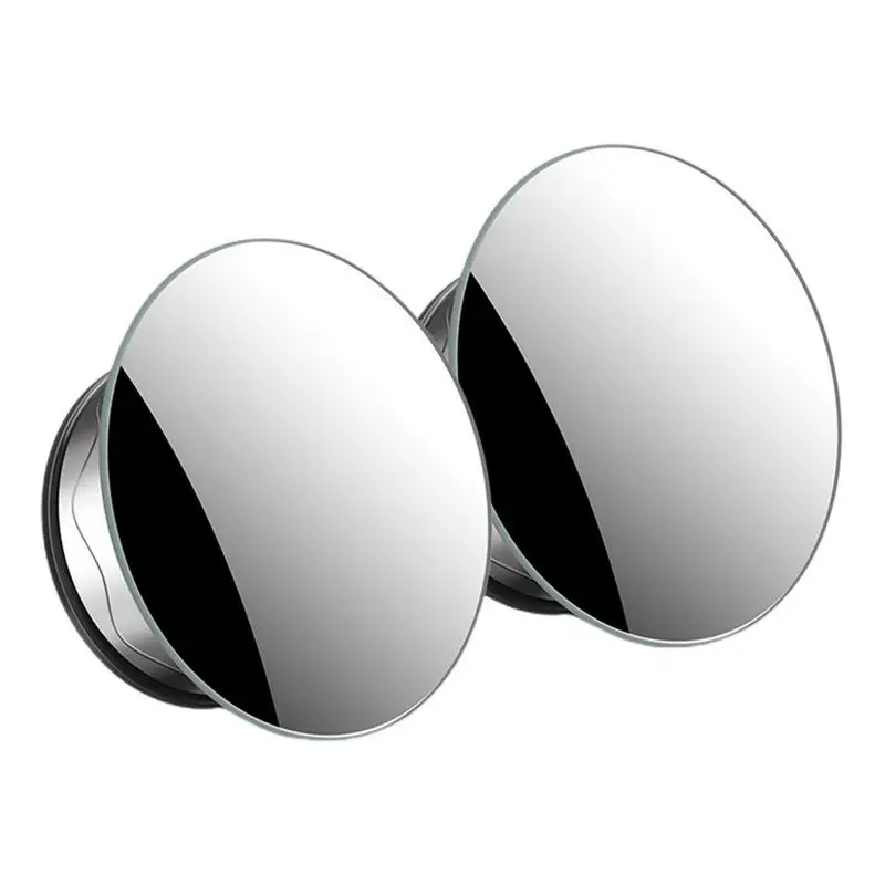 Auto implicitní doušek zadní výhled zrcadlo široký úhel nastavitelný malý kolo zrcadlo široký úhel nastavitelný rotace kolo konvexní zrcadlo