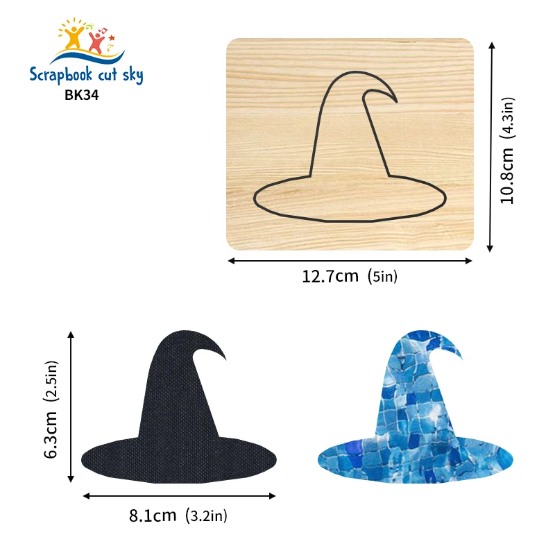 

Деревянный Резак для шляпы волшебника используется для скрапбукинга большинства высекальных машин.