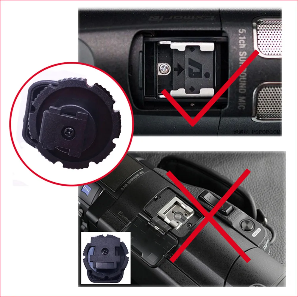 Sapata Ativa da Relação do Ais ao Conversor Quente Frio Padrão Msa2 do Adaptador da Sapata para a Filmadora Xr200v Xr550v de Sony Hdr Cx560 Cx550v - Image 2