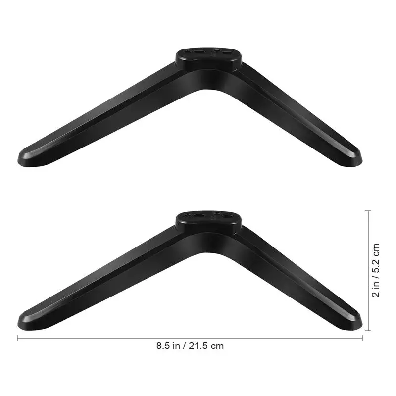 Car Mount Holder 2pcs 32-65 Inch Universal Car Mount Pedestal Feet Mount Table Top Desktop Bracket Accessories Screws