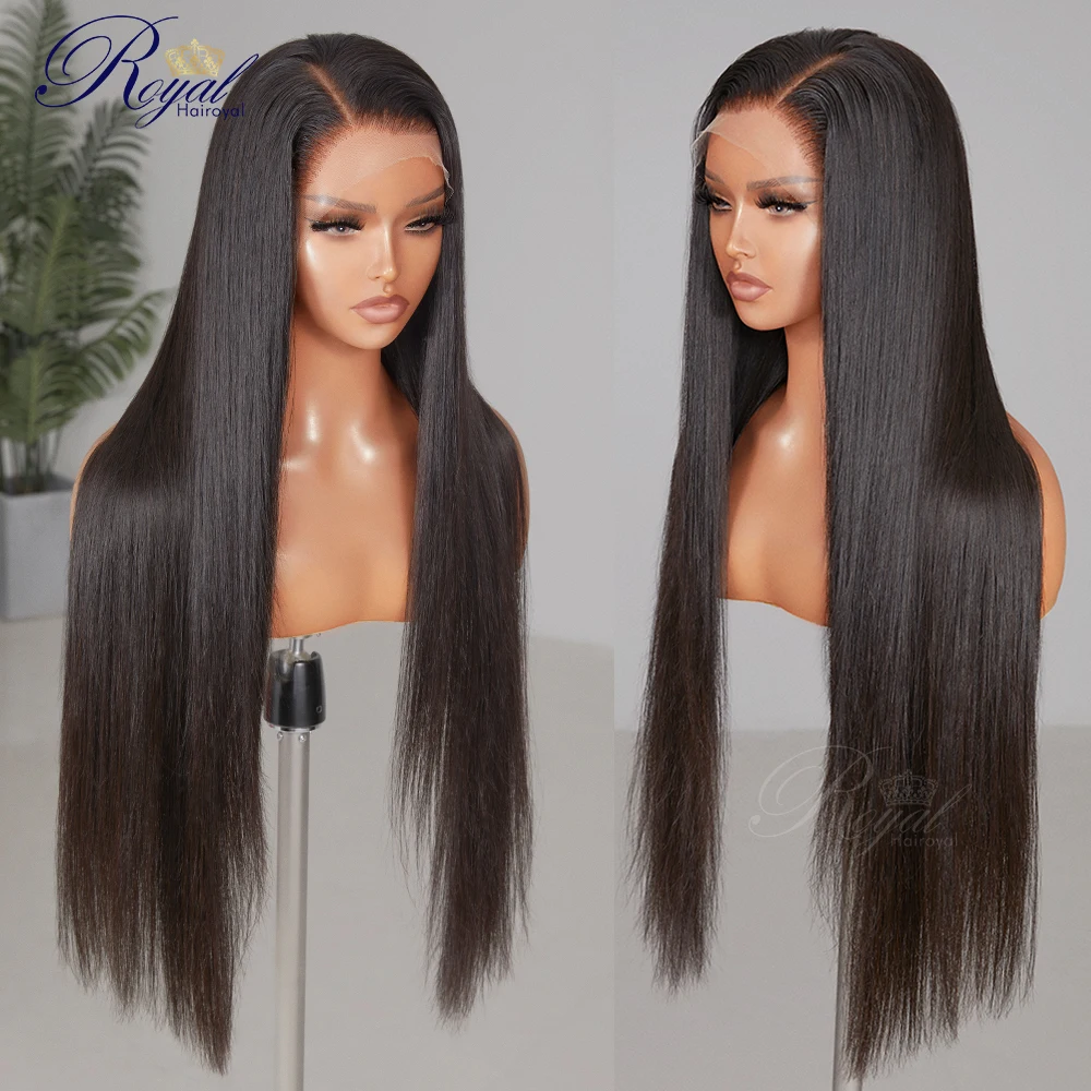 Brazilian Straight 360 HD Lace Front Human Hair Wigs For Women 13x6 13x4 Lace Frontal Wig Pre Pluck Straight 4x4 Closure Wig 180