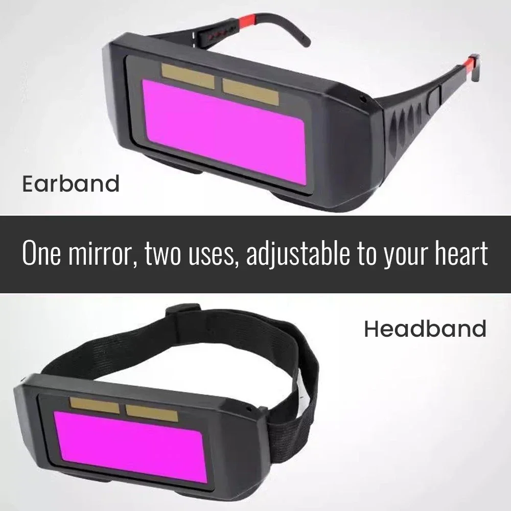Welding Goggles Automatic Dimming LCD Welding Glasses TIG MIG MMA Plasma Glasses Solar Helmet Electrical Tools
