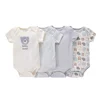 4Pieces Baby Clothing Four Season Unisex Cartoon Short Sleeve Baby Boy Girl Bodysuits Cute 100%Cotton Newborn Clothes 5